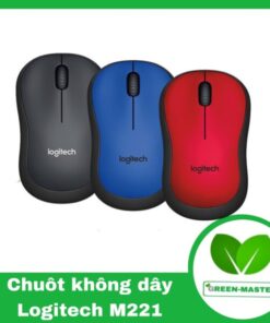 Chuột không dây LOGITECH M221 (Màu đen/xanh/đỏ/ghi)