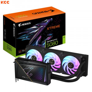 VGA Gigabyte AORUS GeForce RTX 5080 XTREME WATERFORCE 16G (GV-N5080AORUSX W-16GD)