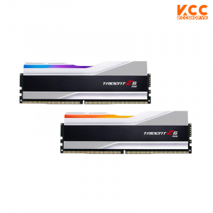 Ram G.Skill Trident Z5 Silver RGB 32GB (2x16GB) DDR5 7200MHz (F5-7200J3445G16GX2-TZ5RS)