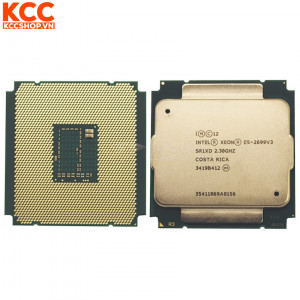 CPU Intel Xeon E5 2699V3 (2.3GHz Turbo Up To 3.6GHz, 18 nhân 36 luồng, 45MB Cache, LGA 2011-3)