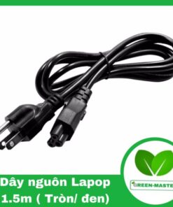 Dây nguồn laptop (ĐEn) 100% đồng sịn 1.5M