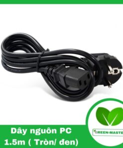 Dây Nguồn PC Tròn đen 1,5M