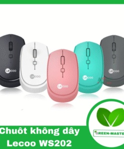 Chuột không dây Lecoon SW202 (Màu đen/xám/xanh/hồng/trắng)