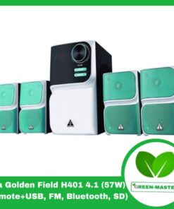 GOLDEN FIELD H401 4.1BT (REMOTE,USB, FM, Bluetooth, SD) (57W)