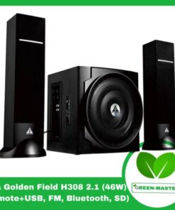 GOLDEN FIELD H308 2.1BT (REMOTE,USB, FM, Bluetooth, SD) (46W)