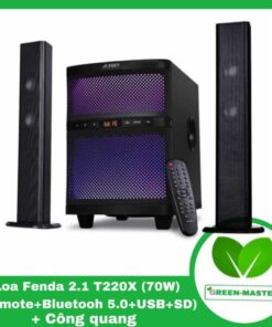Loa Fenda 2.1 T220X (Remote + Có cổng quang+ Bluetooh 4.0 + USB +SD) (70W)