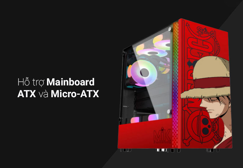 20220709_afda0585-af5f-445a-a4ae-a83b9feca7ca Case MIK DT03 Red Luffy| Hỗ trợ mainboard