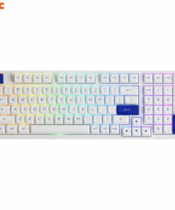 Bàn phím AKKO 3098B Multi-modes Blue on White (AKKO CS switch - Jelly Purple)