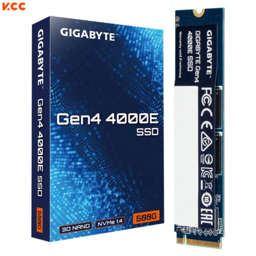 Ổ cứng SSD Gigabyte Gen4 4000E M.2 NVMe 500GB (G440E500G - DGW)