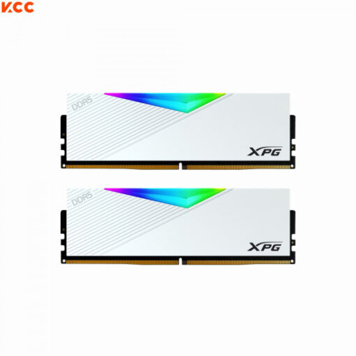 RAM ADATA LANCER DDR5 64GB (32GB x 2) 6000Mhz White RGB (AX5U6000C3032G-DCLARWH)
