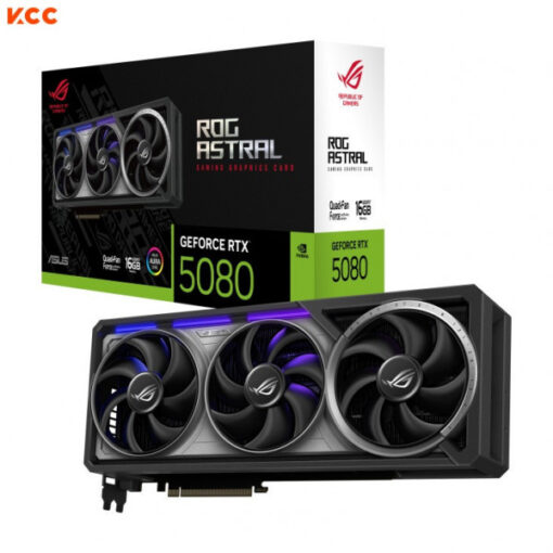VGA Asus ROG Astral GeForce RTX 5080 16GB GDDR7 (ROG-ASTRAL-RTX5080-16G-GAMING)