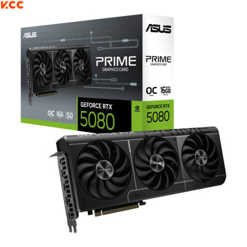 VGA Asus RPRIME GeForce RTX 5080 16GB GDDR7 OC Edition (PRIME-RTX5080-O16G)