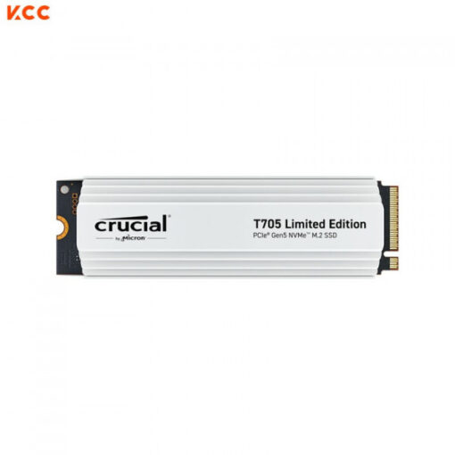 Ổ cứng SSD Crucial T705 2TB PCIe Gen5 NVMe M.2 có tản trắng