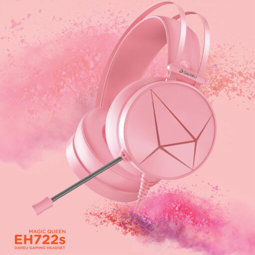 Tai nghe DareU EH722s Queen Pink 7.1