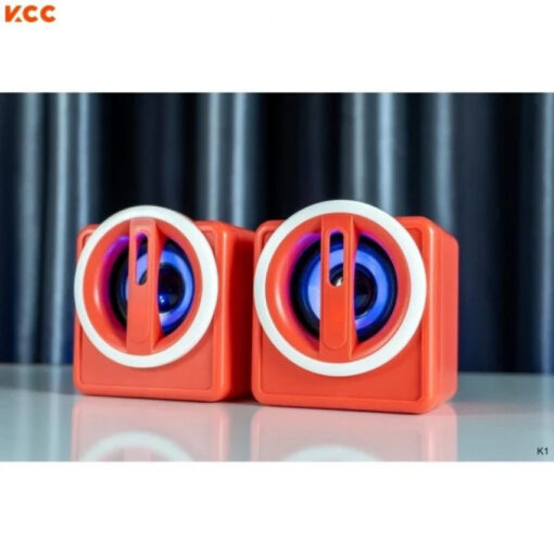 Loa Mini Computer Speaker K1 màu đỏ