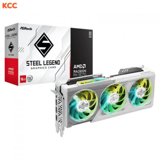 Card màn hình Asrock AMD Radeon RX 9070 Steel Legend 16GB OC (RX9070 SL 16GO)