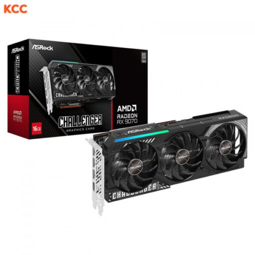 Card màn hình Asrock AMD Radeon RX 9070 Challenger 16GB (RX9070 CL 16G)