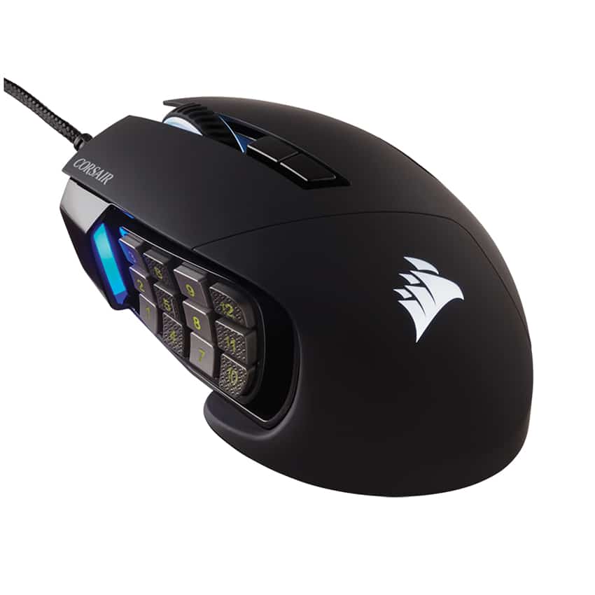 Chuột Corsair Scimitar RGB ELITE – PMW3391 Up to 18k DPI CH-9304211-AP