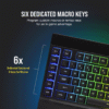 Bàn phím giả cơ Corsair K57 RGB Wireless (CH-925C015-NA)