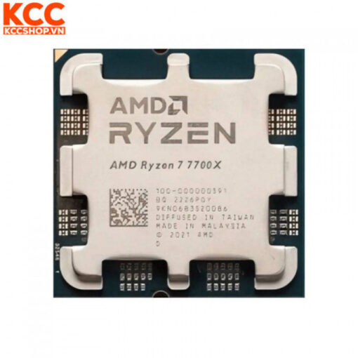 CPU AMD Ryzen 7 7700 Tray Chính hãng (3.8 GHz Upto 5.3GHz / 40MB / 8 Cores, 16 Threads / 65W / Socket AM5)