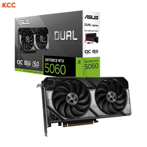 Card màn hình ASUS Dual GeForce RTX 5060 8GB GDDR7 OC Edition (DUAL-RTX5060-O8G)