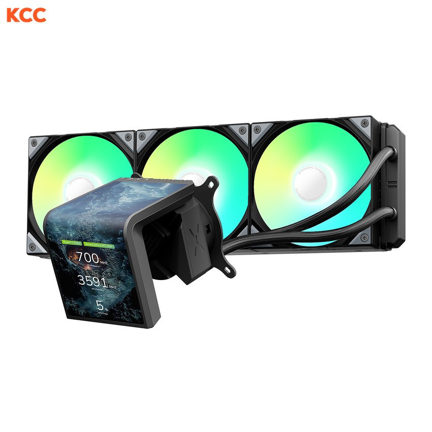 Tản nhiệt nước TRYX PANORAMA SE 360 ARGB Black (L-P360L-AM3M-G0K)