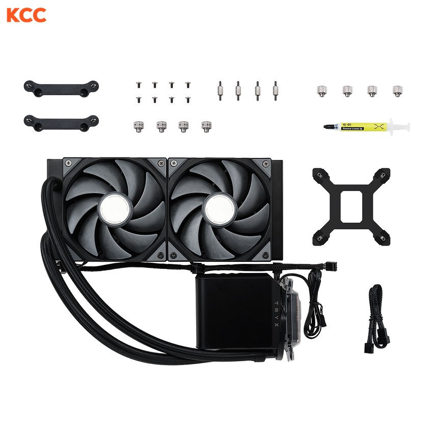 Tản nhiệt nước TRYX PANORAMA 240 BLACK (L-P240N-DS2M-G0K)