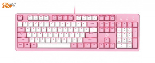 Bàn Phím cơ Dareu EK1280s Pink White (USB/Pink LED/Red/Brown/Blue switch)