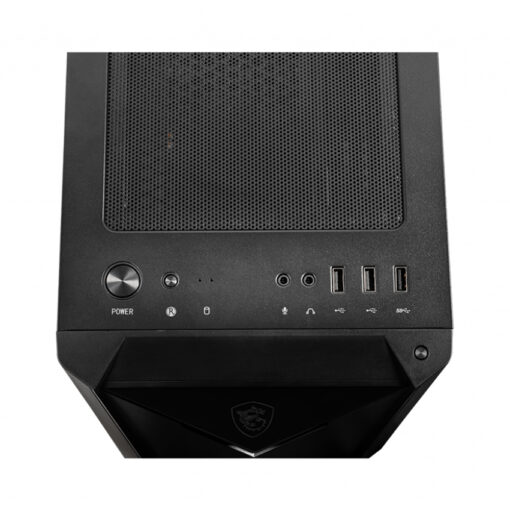 Vỏ Case MSI MPG SEKIRA 500G Tempered Glasses Aluminum chassis (Mid Tower/Màu Đen)