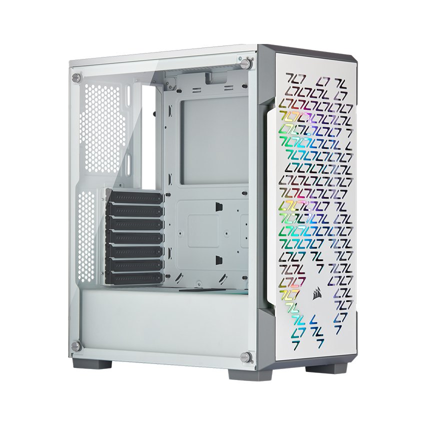 Vỏ Case Corsair iCUE 220T RGB Airflow (Mid Tower/Màu Trắng) - CC-9011174-WW