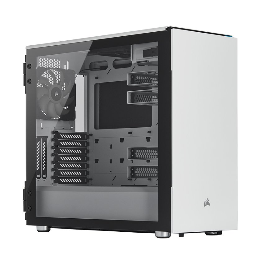 Vỏ Case Corsair  678C TG (Mid Tower/Màu Trắng) - CC-9011170-WW
