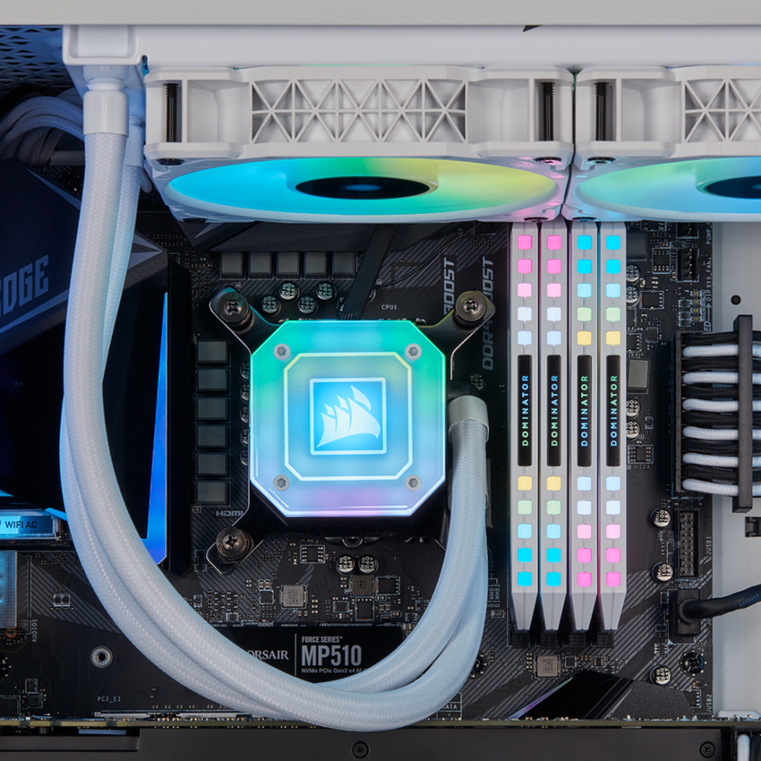 Tản nhiệt nước Corsair H100i ELITE CAPELLIX WHITE - CW-9060050-WW