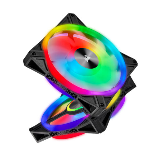 Bộ 2 quạt máy tính 140mm Corsair QL140 RGB LED kèm Node Core - CO-9050100-WW