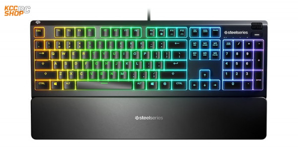 Bàn phím SteelSeries APEX 3 RGB Water Resistant Whisper-Quiet Switches Gaming Black (64795)