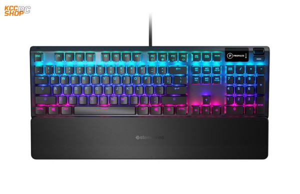 Bàn phím cơ SteelSeries APEX 5 RGB Hybrid switch Mechanical Gaming Black (64532)