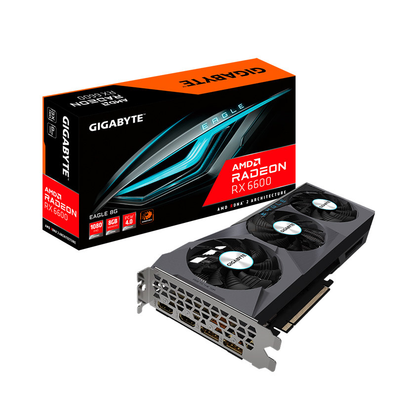 VGA Gigabyte Radeon RX 6600 EAGLE 8GB (GV-R66EAGLE-8GD)