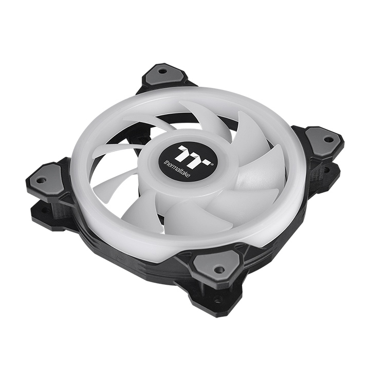 Fan case Thermaltake Riing Quad 12 BLACK (bộ 3 fan)
