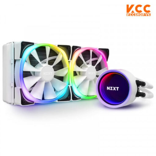 Tản nhiệt nước CPU NZXT Kraken X53 RGB - 240mm White (RL-KRX53-RW)