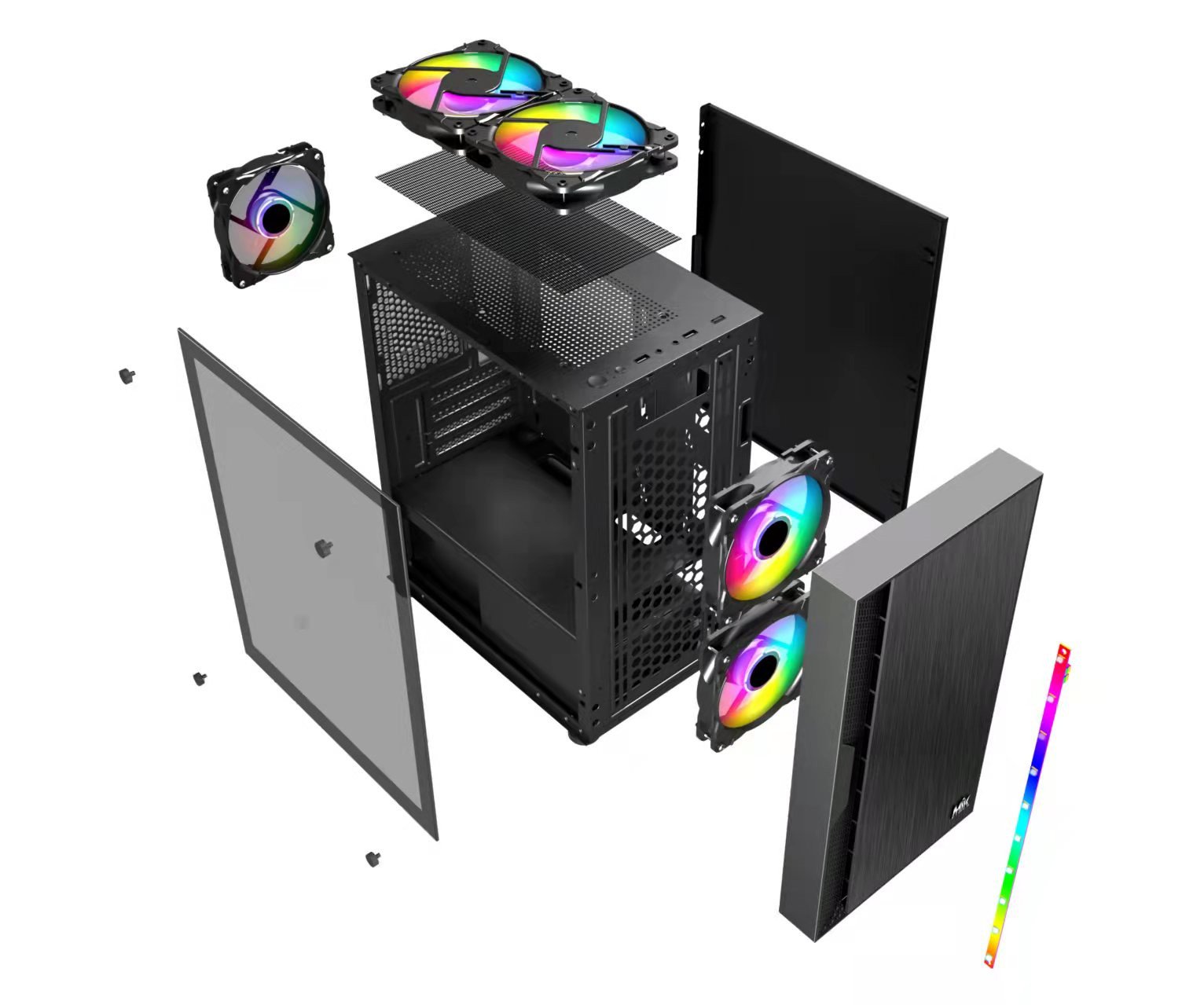 MIK TM06 – Black (led strip ARGB sync main)