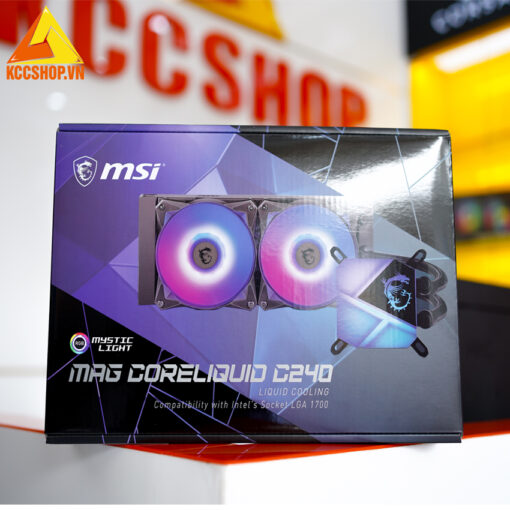 Tản nhiệt nước MSI MAG CORELIQUID C240 (hỗ trợ socket 1700)