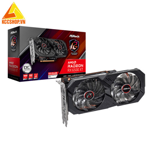 VGA Asrock RX 6500 XT Phantom Gaming D 4GB OC (RX6500XT PGD 4GO)