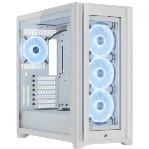 Vỏ máy tính Corsair iCUE 5000X RGB QL True White - CC-9011233-WW