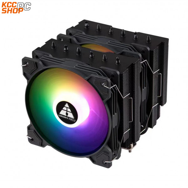 TẢN NHIỆT KHÍ CPU GOLDEN FIELD WIND BLACK 2 FAN LED ARGB SYNC  ( Soket 1700 )