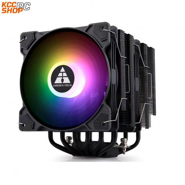 TẢN NHIỆT KHÍ CPU GOLDEN FIELD WIND BLACK 2 FAN LED ARGB SYNC  ( Soket 1700 )