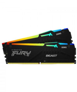 Ram Kingston FURY Beast RGB 32GB (2x16GB) DDR5 bus 5200Mhz (KF552C40BBAK2-32)