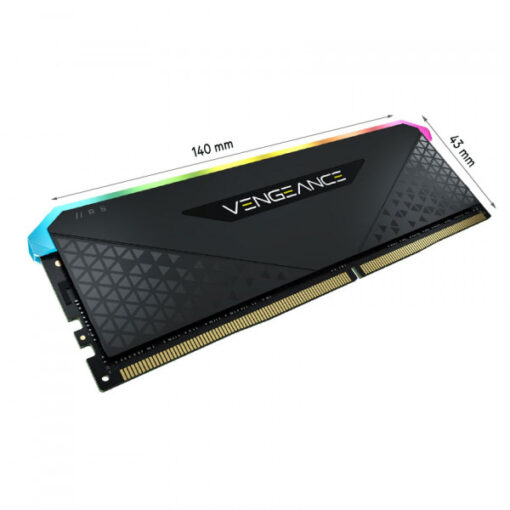 Ram Desktop Corsair Vengeance RGB RS (CMG64GX4M2D3600C18) 64GB (2x32GB) DDR4 3600MHz