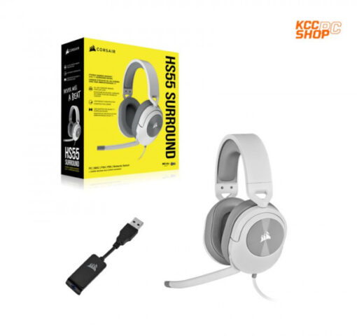 Tai nghe Corsair HS55 Surround White (CA-9011266-AP)