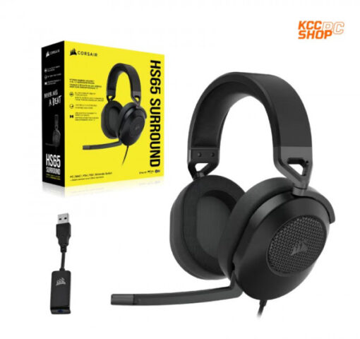 Tai nghe Corsair HS65 Surround Carbon (CA-9011270-AP)