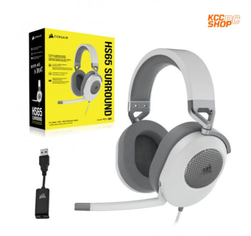 Tai nghe Corsair HS65 Surround White (CA-9011271-AP)