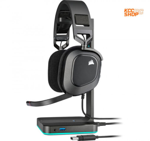 Tai nghe Corsair HS80 RGB USB Carbon (CA-9011237-AP)